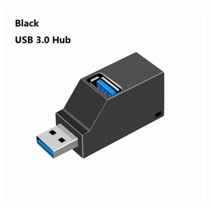 Portable USB Adapter Extender 1 To 3 Ports USB3.0 Splitter Connect Multiple Devices To PC or Laptop Phone