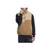 adidas Originals Trefoil Logo Print Warm Stand Collar Sleeveless Vest Men Vest Khaki IC8161