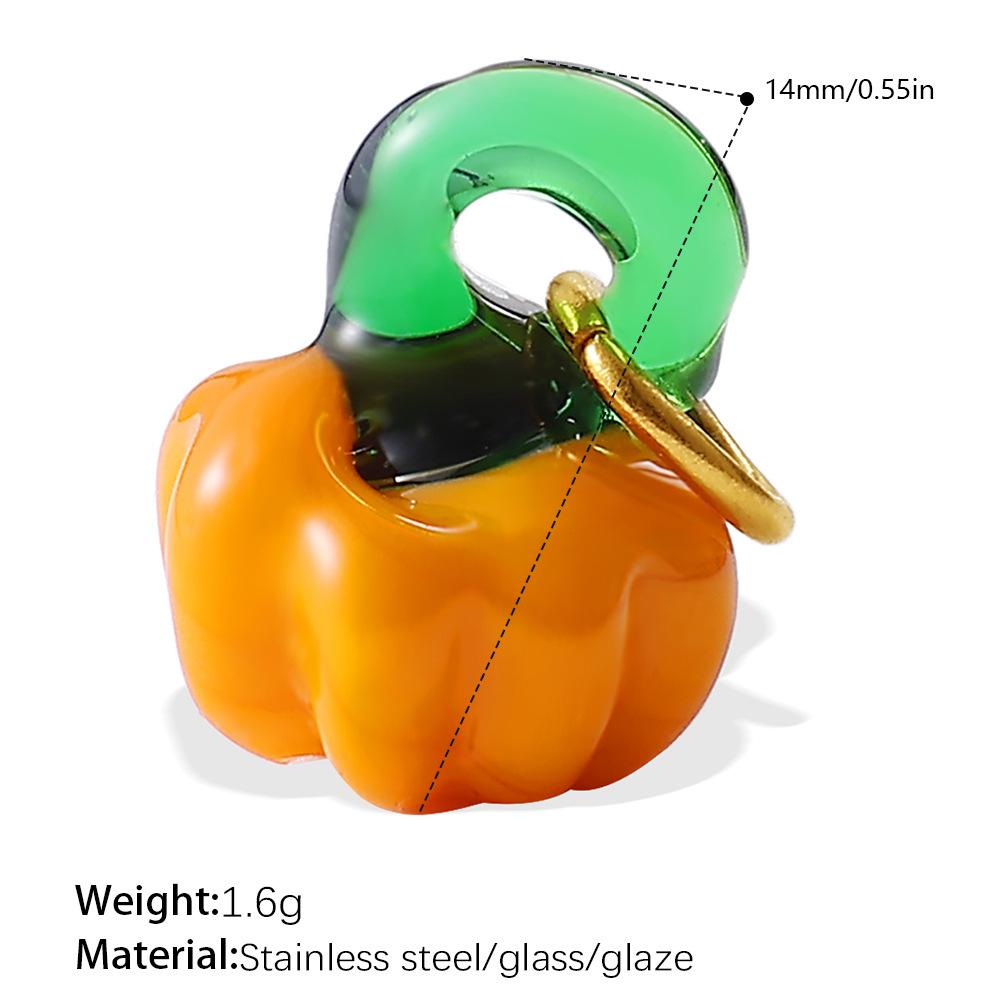 Fresh and Cute DIY Watermelon Grape Fruit Pendant Exquisite Small Glass Pendant Accessories Collection