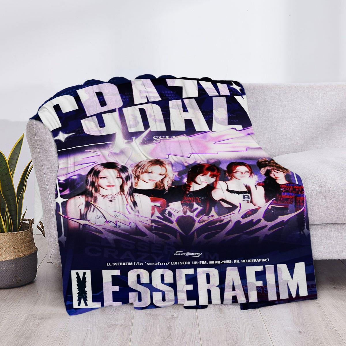 

Плед для дивана Le Serafim Пушистые Мягкие Пледы Дом и Декор Покрывало Кровать Колено На заказ Аниме Роскошные Пледы Детские Милые 30x40in