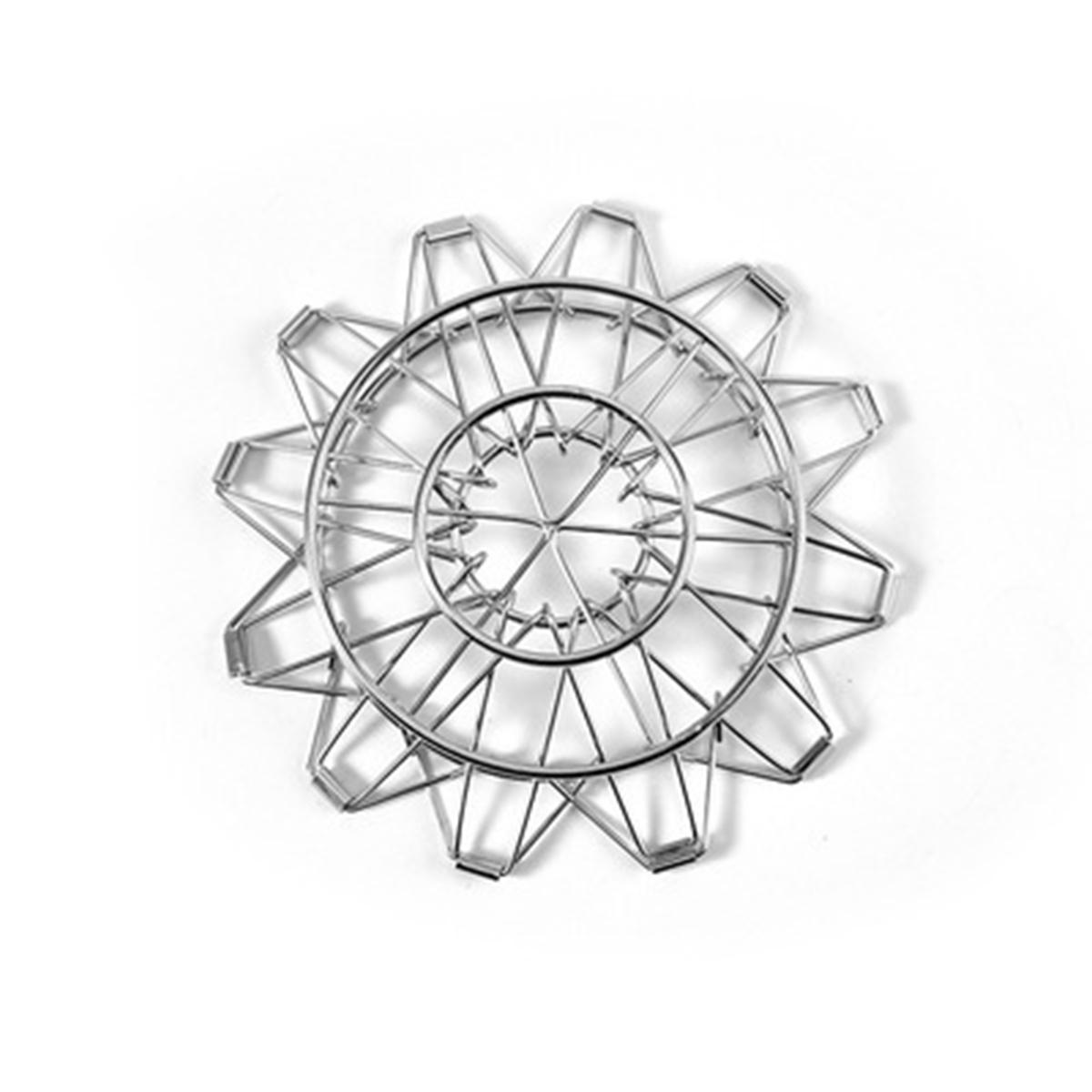 

Reusable Folding Stainless Steel Strainer Rack Coffee Filter Holder Basket Coffee Dripper Stand серебряный