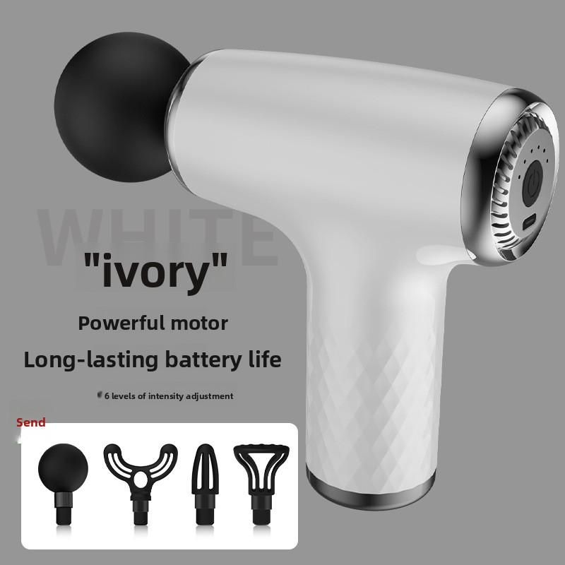 Mini Fascia Gun Charging Multifunctional Fitness Yoga Small Portable Neck Membrane Massage Gun Muscle Relaxation Massager