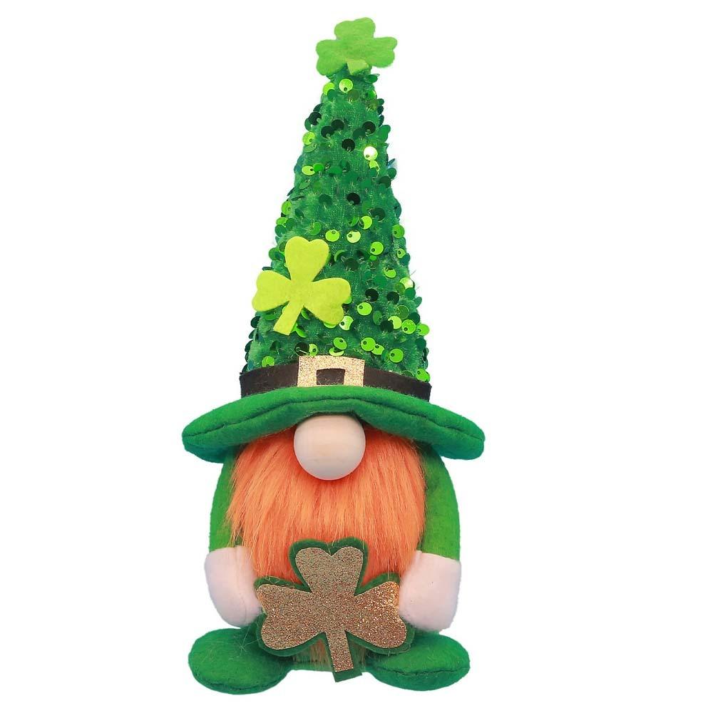 Creative Guardian of Ireland Dwarf Doll Crafts Easter Day Ornament  Household Decoration