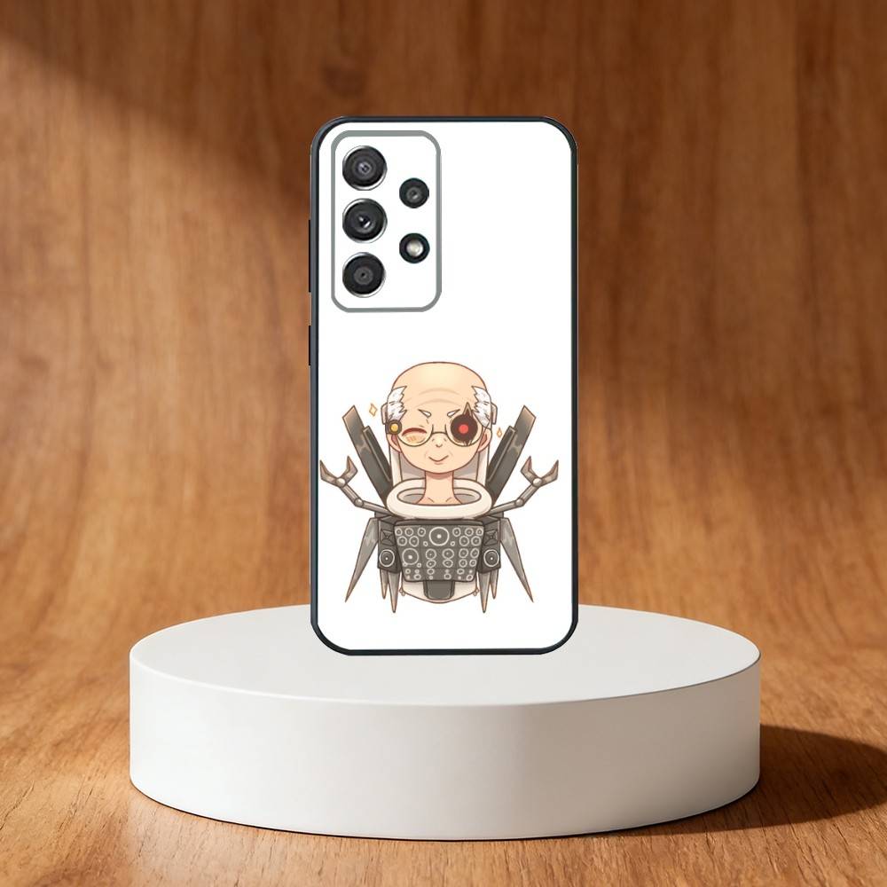 

C-Cartoon S-Skibidi Toilet Phone Case For Samsung S25,S24,S21,S22,S23,S30,Ultra,S20,Plus,Fe,Note,10,9,5G Black Cover Samsung S23ULTRA5G