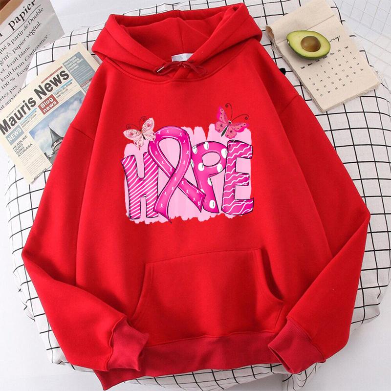 (Unisex-Hoodie)Neue Brustkrebs Druck Hoodies Unisex Harajuku Hip Hop Streetwear Casual Sweatshirt für Unisex und Frauen