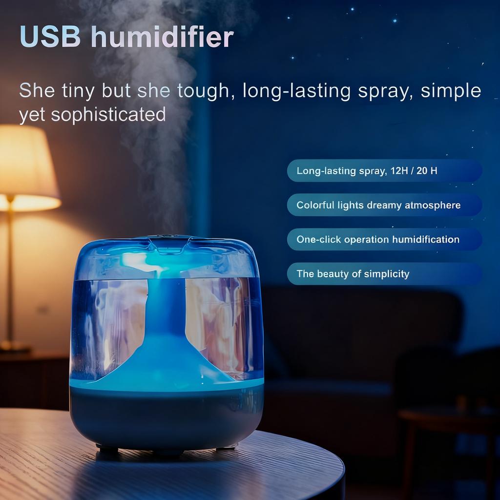 Mini humidifier Small household large spray aromatherapy machine for bedroom High volume usb air humidifier