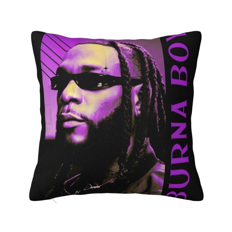 Custom Burna Boy Nigerian Singer Cushion Cover xcm Soft Modern Pillow Case Decor Home