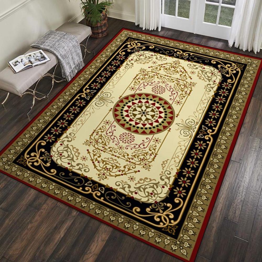 

Bohemian Vintage Carpet Large Area Living Room Mat Kitchen Table Floor Mat Bedroom Office Prayer Rug Muslim Prayer Home Decor 40x60CM