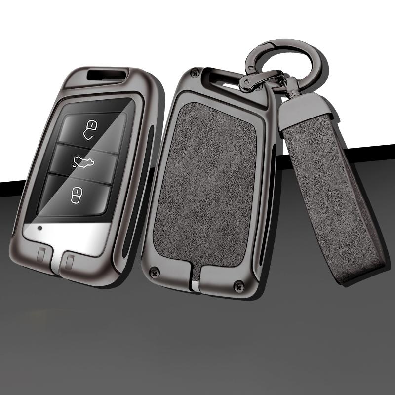 Alloy Car Key Case Cover Shell For Vw Volkswagen Magotan Magotan Gte Passat B6 B7 B8 Cc Arteon For Skoda Fabia Superb A7 Kodiaq