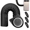 Cubierta de Manguera Aislada Reutilizable para Aire Acondicionado Funda Impermeable Cubierta de Manguera de Aire Acondicionado Ventilación de Escape