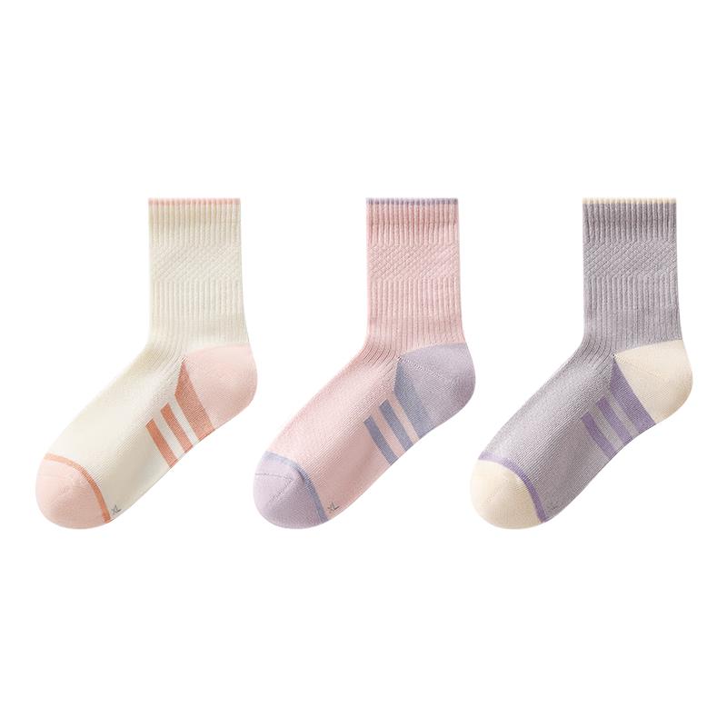 YEEHOO Kids  Anti-Pilling Moisture-Wicking Socks (3-Pack) S