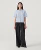 COVERNAT WOMAN Belted Wide Denim Pants Indigo