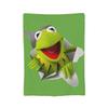 Cute Kermit The Frog  Blankets Flannel  Soft Throw Blankets for Car Sofa Couch Bedspread