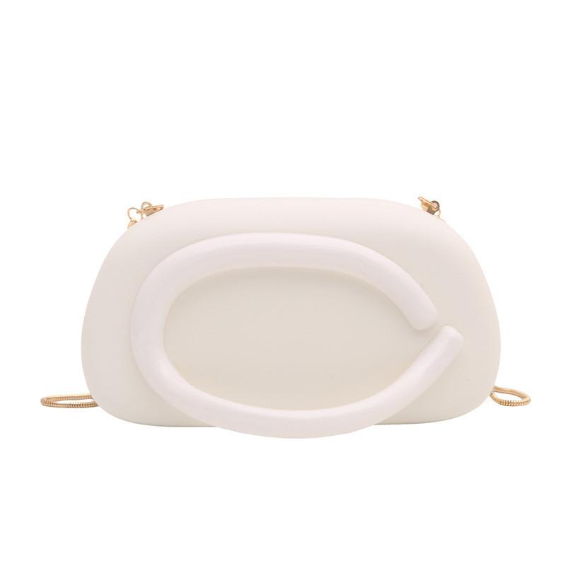 Acrylic Box Clutch Bag For Women With Chain Strap Small Evening Purse Crossbody Fashion Accessory