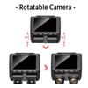 E-ACE Camera Dash Cam 3Inch Car DVR Front And Inner Dual Lens 1080P Loop Video Recorder Night Vision 24H Parking Monitor