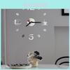 Stylish 3d Diy Coffee Cup Acrylic Mirror Wall Sticker Clock With Timeless Design