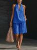 2026 Women's Halter V-Neck Sleeveless Casual Shorts Set