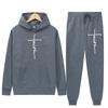 2026 Men's Hooded Sweatshirts and Men Pants Casual Men's Tracksuit Sportswear Autumn Winter Men Suit Men's Clothing Leisure Sets Male