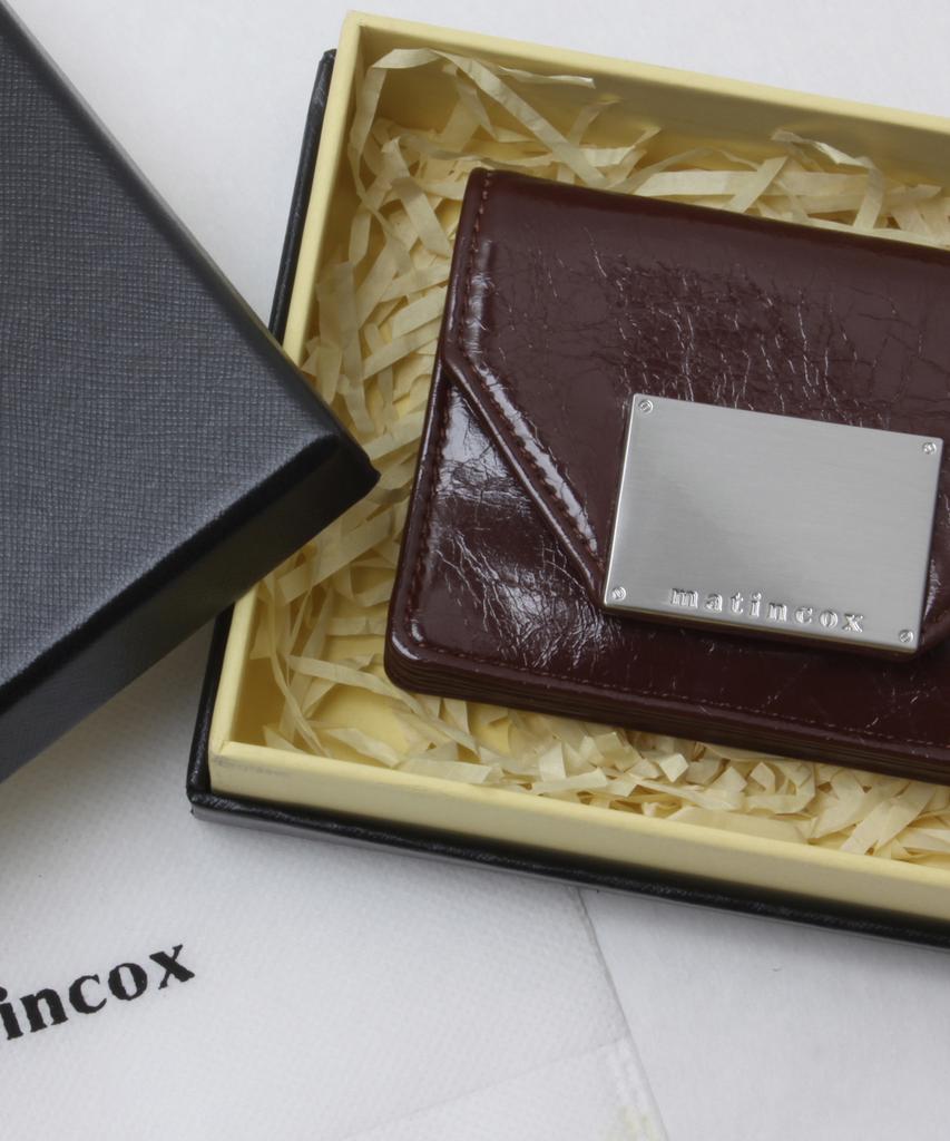 Matincox Post Card Wallet - Chcolate