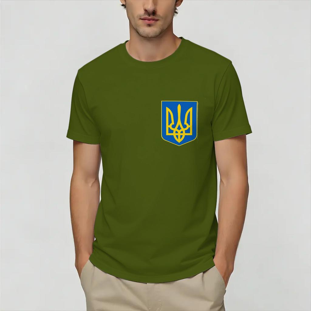 Ukraine Ukrainian Flag T Shirt Beach Trending T Shirts Couple Pure Cotton ONeck Plus Size 5XL Tees ShortSleeved Vintage Tops