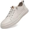 Fashion Comfortable Soft Sole Casual Shoes Men's Lace Up Oxford Shoes Cowhide Thick Bottom Outdoor Wear Resistant Non-slip Walking Shoes