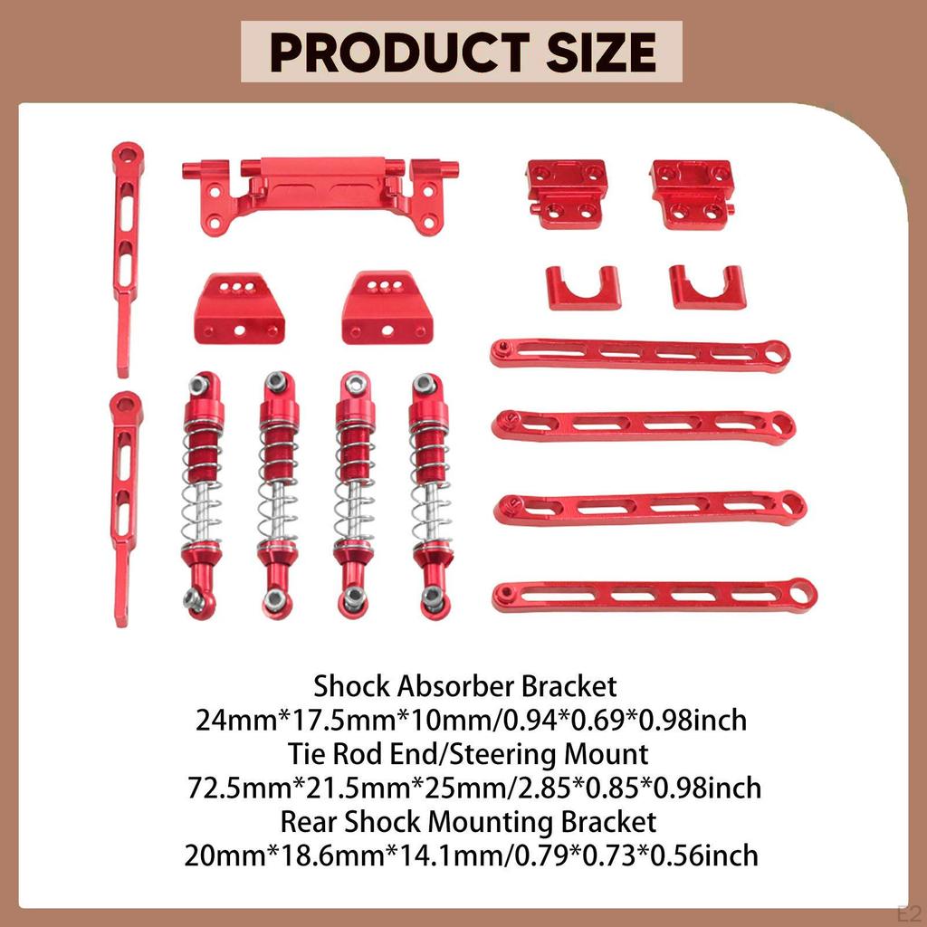 Metal Shock Absorber Mount RC Car Parts Modification Spare Part Professional Replacement Upgrades