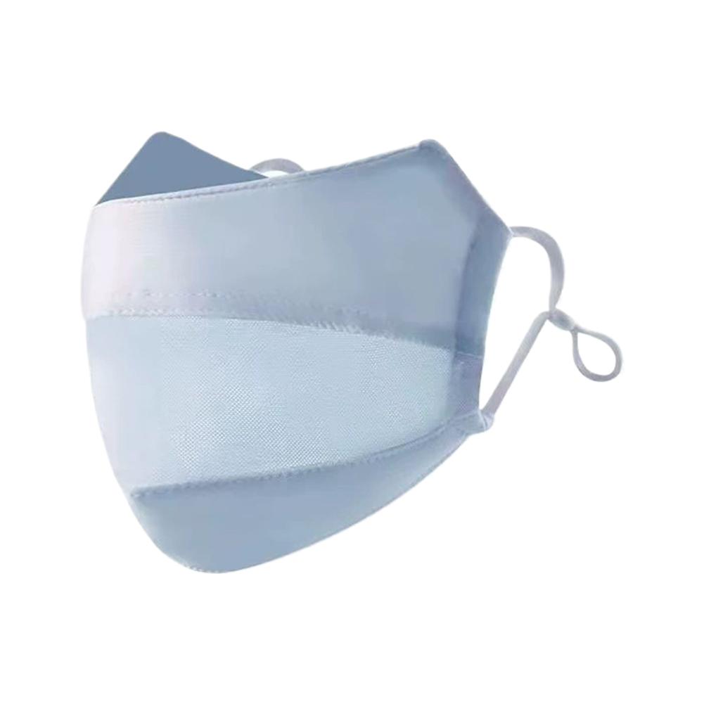 Sun Protection Mask Ice Silk Sunscreen Mask Women UV Protection Breathable Mesh Face Cover Outdoor Riding Driving Fishing Sport