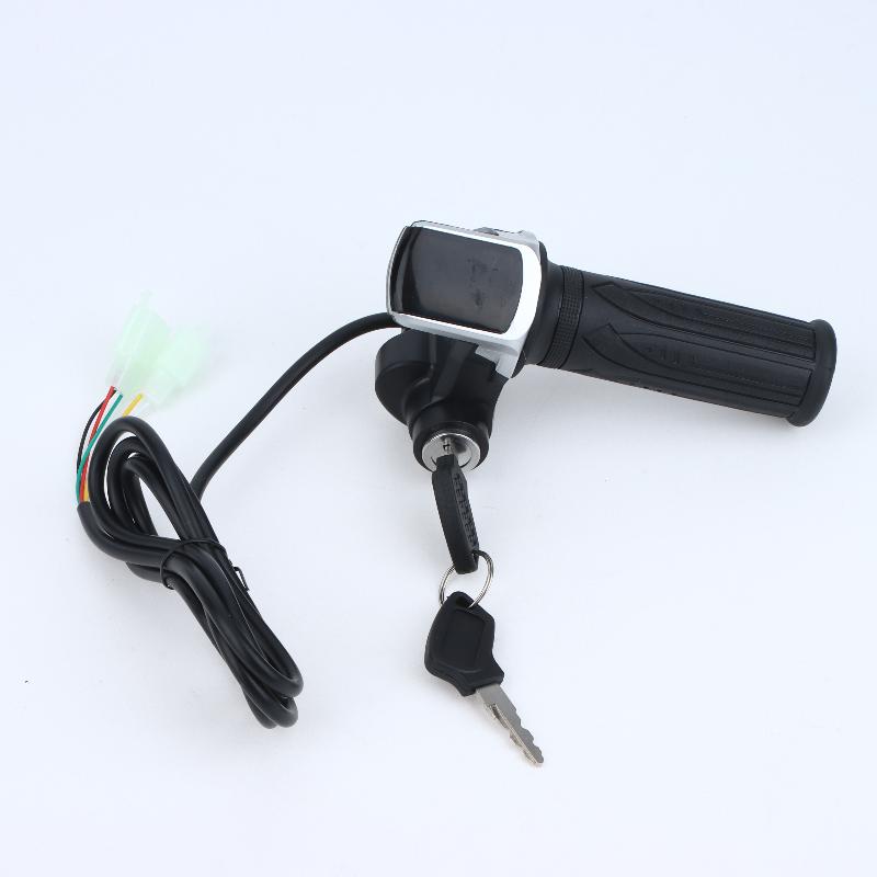 1 Set Diy Accessory 36V 1000W Brush E-Bike Controller And Multifunction Thumb Throttle Grip With Lock Electric Quantity Display