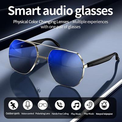 Smart AI Bluetooth Glasses with TWS Earbuds for Business Calls