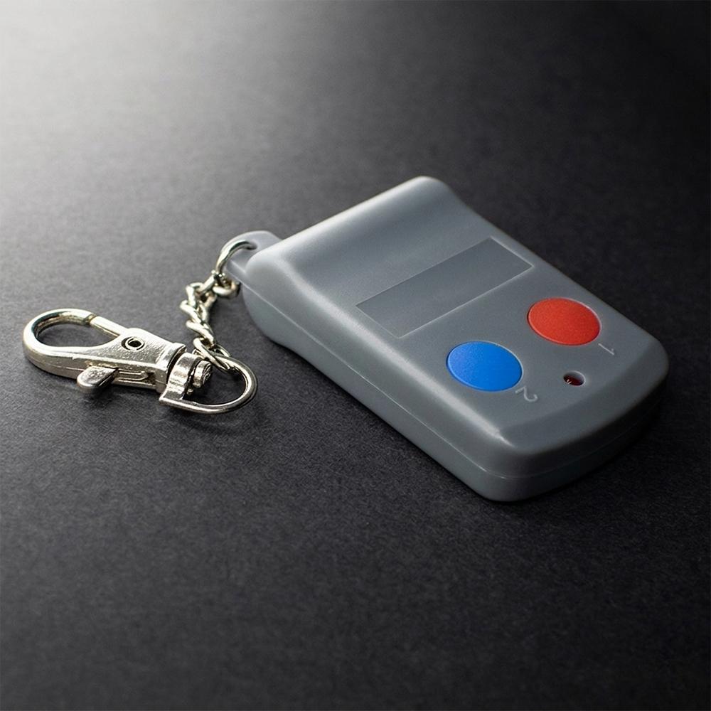 Garrison Remote Control 12VDC Garage Door Opener Handheld Transmitter 381 MHz For Automated Door 2 Button