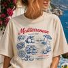 Chemise d'été club méditerranéen, T-shirt évasion côtière, Chemise esthétique Côte Amalfitaine, T-shirt vacances d'été italiennes, Chemise grand-mère côtière