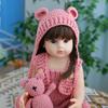 Simulação Bebê Reborn 22 Polegadas 55 cm Bonecas Reborn Realistas Vinil Silicone Completo Lavável Móvel Bonecas Bebê Realistas para Crianças Meninas Reborn