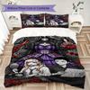 Anime Kitagawa Merchandise Muster Bettwäsche, Bettdecken-Set Bettbezug Kissenbezug Zuhause Geburtstagsgeschenk (1 Bettbezug + 2 Kissenbezüge, ohne Füllung)