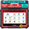 Herramienta de Diagnóstico de Automóviles LAUNCH X431 PRO Elite CAN FD y DoIP FCA AutoAuth Diagnóstico de Todos los Sistemas Codificación en Línea de la ECU, Prueba Activa Bidireccional