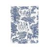 Orgoglio e Pregiudizio Cavalli Blu Polveroso Motivo Toile Coperte Velluto Tutte le Stagioni Morbido Plaid per Divano Ufficio Biancheria da Letto Plaid
