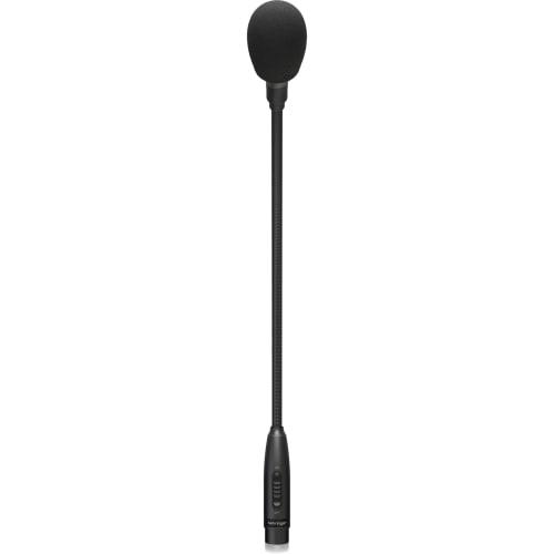 Behringer TA 312S Dynamic Gooseneck Microphone, Cardioid Pattern, Mute Switch, Black