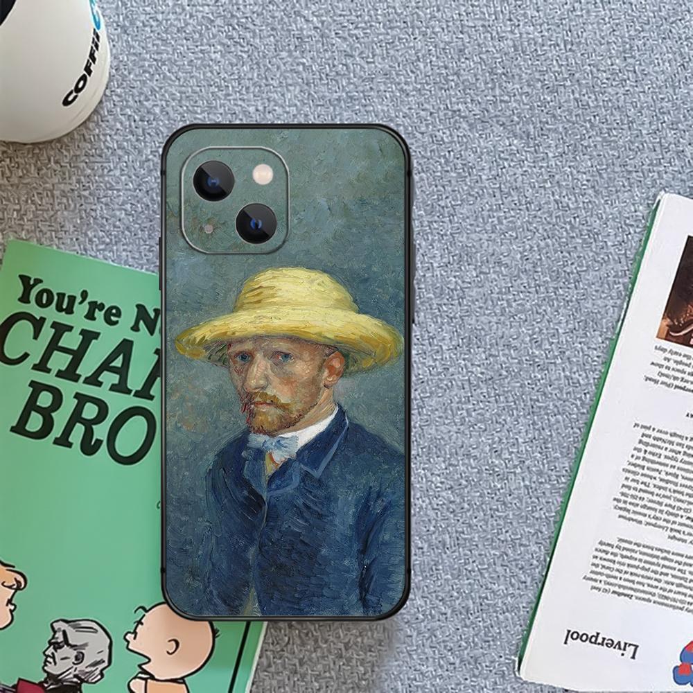 Husă pentru telefon autoportret Van Gogh Coque pentru Iphone Xiaomi Mi Samsung Galaxy Redmi Note AS 11 12 13 14 15 22 23 24 5G Pro Plus Max Fe Ultra