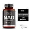 Premium Supplements NAD+ Resveratrol Support Cellular Energy, Anti-aging, Antioxidant Effects, and Promote Cardiovascular Health.