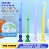 Small Head Single-Beam Soft Teeth Cleaning Toothbrush With Suction Cup Interdental Brush Soft Hair Implant Adult Oral Care Tools