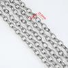 1M Stainless Steel Flat Square Frame Link Chains DIY Men Heavy Chunky Hip Hop Style Jewelry Making Necklace Bracelet Bag Chain