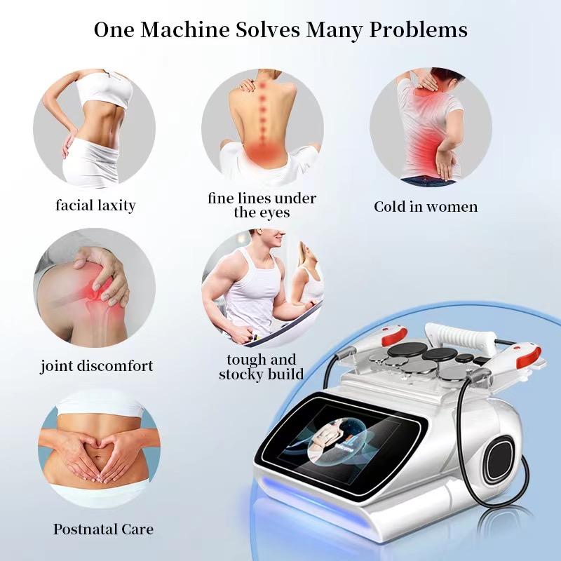 Portable 448KHZ Radiofrequency Tecar Therapy RET CET Diathermy Body Shaper Pain Relief Skin Tightening INDIBA Deep Treatment