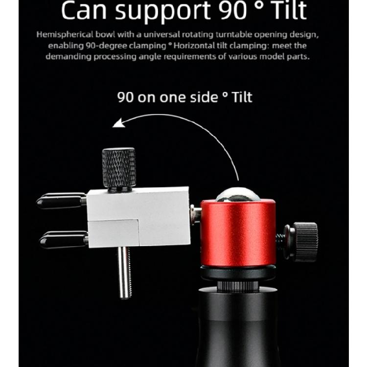 All Angle Positioning Aluminum Clamps Tool Not Slip Rubber Pad Crafting Vise Optimized for Detailed Painting Tasks