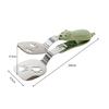 Stainless Steel Steak Clamps Clip Design BBQ Tongs Durable Fish Frying Tongs  Kitchen Barbecue