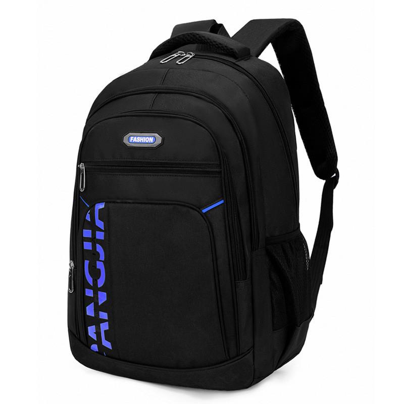 Oxford Simple Breathable Backpack Laptop Compartment Travel School Business