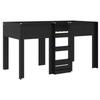 Bunk Bed for Kids Black Oak Effect 80 X 200 Cm