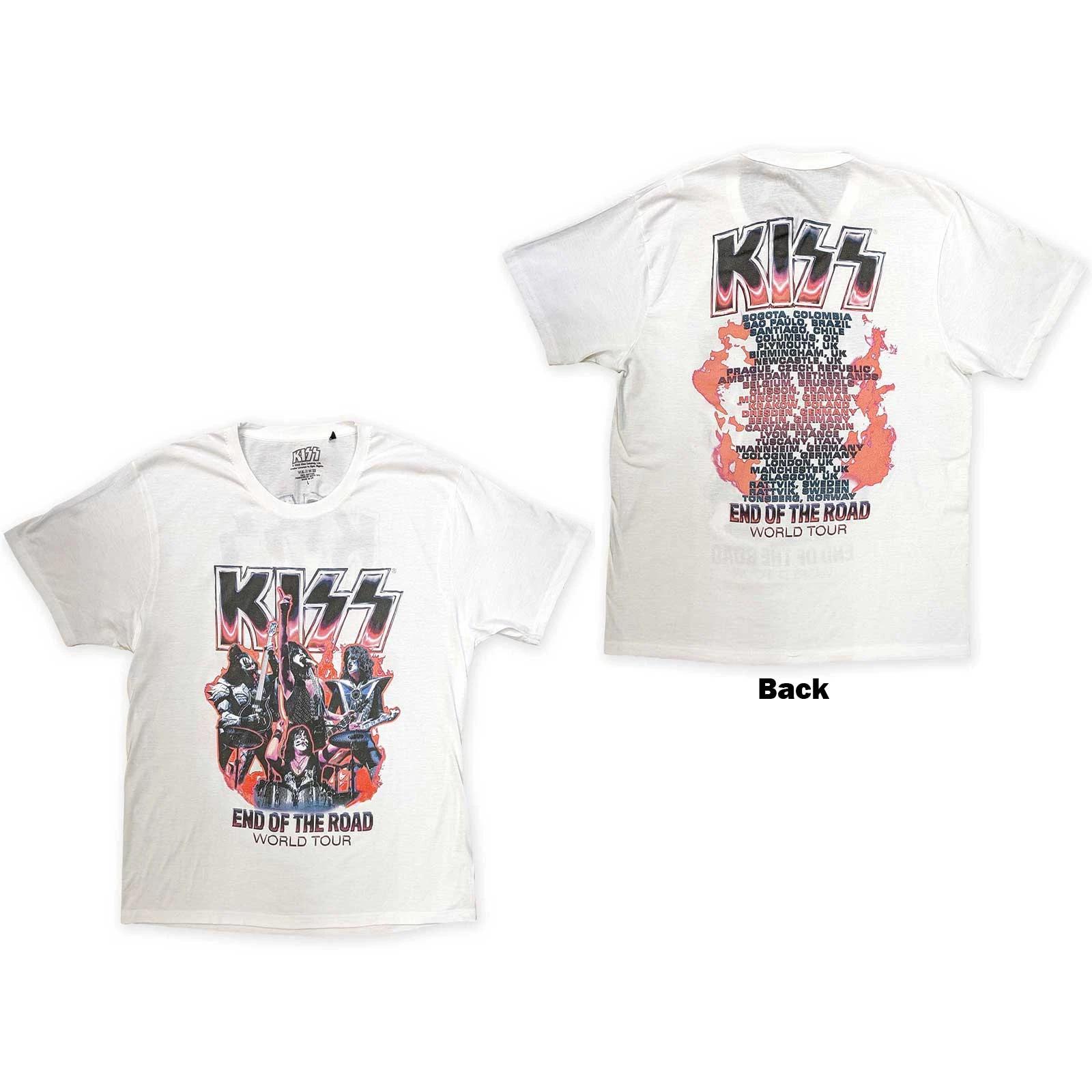 Футболка KISS: Играет группа End Of The Road (Назад Печать) ОФИЦИАЛЬНАЯ НОВОСТЬ M