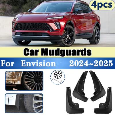 For Buick Envision Accessories 2024 2025 Car Mud Flaps Mudguards Splash Guard Front Rear Fenders Auto Mudflaps Car Accessories