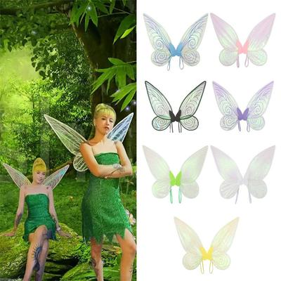Halloween Kostüm Feenflügel für Erwachsene Kinder verkleiden sich Schmetterlingskostüm Flügel