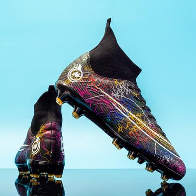 Scarpe da Calcio Ragazzi e Ragazze Adolescenti Unghie Lunghe Unghie Rotte Allenamento Partita Scarpe da Calcio