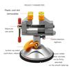 Mini Adjustable Fixed Electric Small Table Bench Vise 360 ° Rotatable Grinder Rotary Hand Drill Suction Cup Fixed Frame